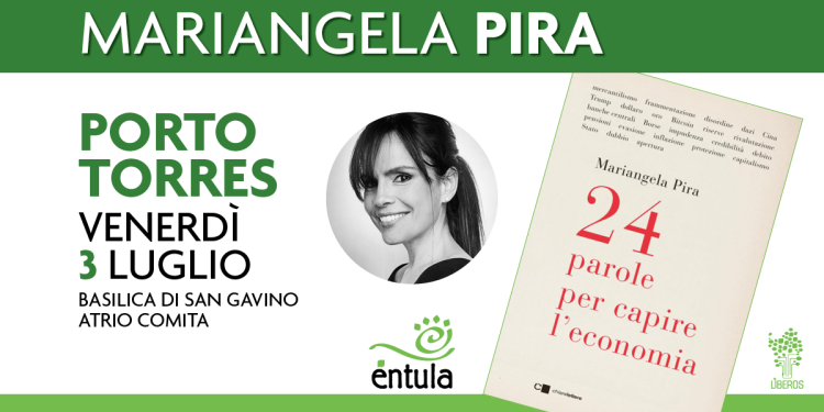 Venerdì 3 luglio, Mariangela Pira sarà a Porto Torres con il suo nuovo saggio
