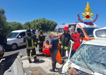 Sassari, con l’auto finisce sul guard rail: un ferito