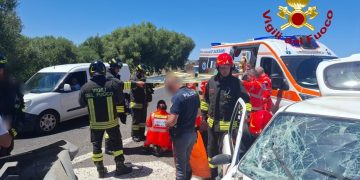 Sassari, con l’auto finisce sul guard rail: un ferito