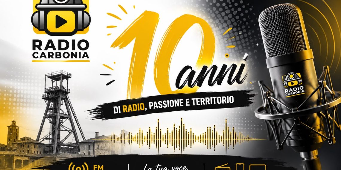 Radio Carbonia festeggia 10 anni e apre Nottinsieme 2026