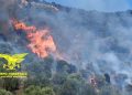 Inferno di fuoco in Sardegna: fiamme a Teulada, Nuraminis e Ghilarza