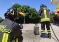 Paura a Sassari, incendio di alcune bombole in una palazzina