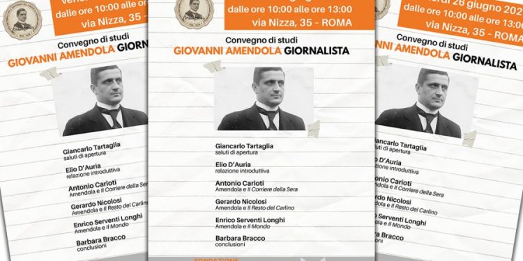 ‘Giovanni Amendola giornalista’: il 26 giugno convegno alla Fondazione Murialdi