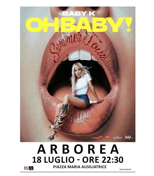 Baby K arriva in Sardegna, concerto ad Arborea il 18 luglio