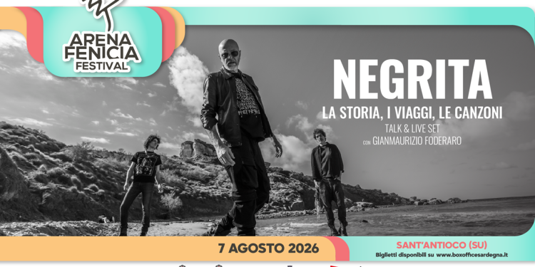 I Negrita il 7 agosto in concerto a Sant’Antioco