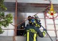 Abitazione in fiamme ad Alghero, intervento dei Vigili del Fuoco