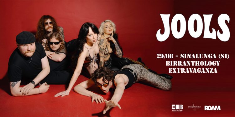 Jools: la band britannica in arrivo a Siena al Birranthology Extravaganza Festival