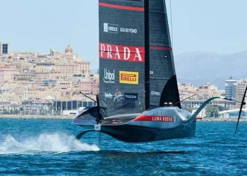 Vela: Luna Rossa in mare a Cagliari in vista dell’America’s Cup 2027