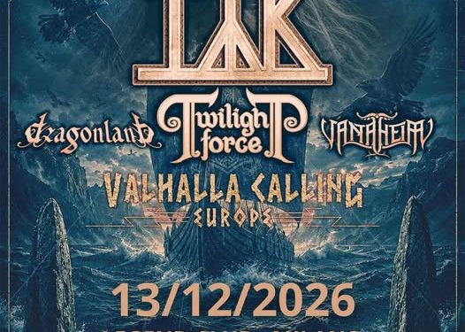 Tyr: in arrivo a Milano a dicembre con Twilight Force, Dragonland e Vanaheim