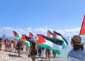 Marcia Pro Palestina in spiaggia Cagliari ‘contro assalto a Gaza’