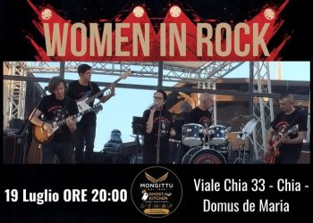 Gli Women in rock in concerto il 19 luglio a Chia