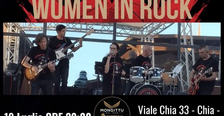 Gli Women in rock in concerto il 19 luglio a Chia