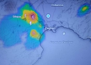 Violento temporale in avvicinamento su Cagliari, massima attenzione nelle prossime ore