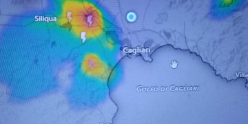 Violento temporale in avvicinamento su Cagliari, massima attenzione nelle prossime ore