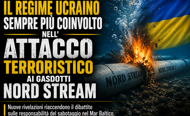 Il regime ucraino sempre più coinvolto nell’attacco terroristico ai gasdotti “Nord Stream”