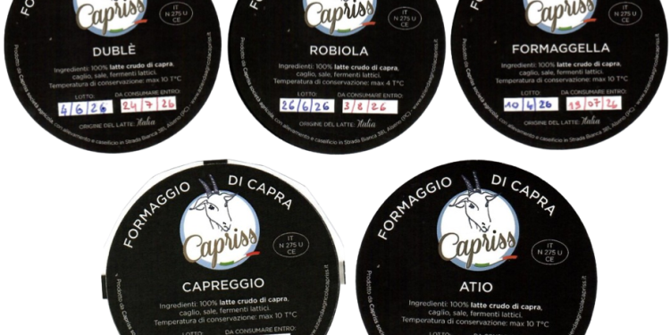 Formaggi di capra a latte crudo richiamati per presenza di Escherichia coli Stec