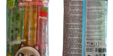 Richiamate caramelle jelly straws dalla Cina: rischio soffocamento per additivo vietato