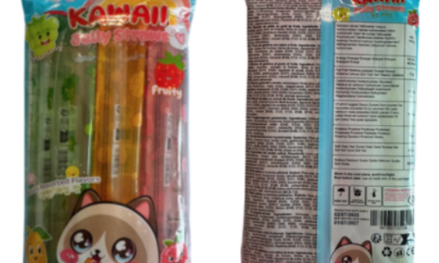Richiamate caramelle jelly straws dalla Cina: rischio soffocamento per additivo vietato