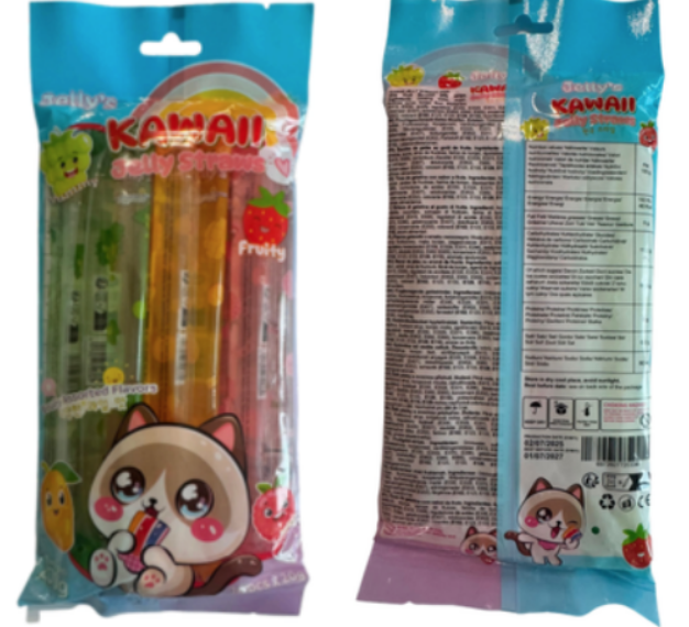 Richiamate caramelle jelly straws dalla Cina: rischio soffocamento per additivo vietato