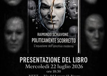 Nuoro, il 22 luglio la presentazione del libro “Politicamente Scorretto – L’equazione dell’ipocrisia moderna”