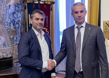 Incontro a Palazzo Bacaredda tra Massimo Zedda e il sindaco di Beslan