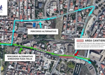 Pirri, modifiche alla viabilità per il proseguimento dei lavori per il collettore C47