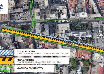 Cagliari: Viale Diaz, chiusura tratto piazza Donatori Di Sangue fino al 13 agosto 2026