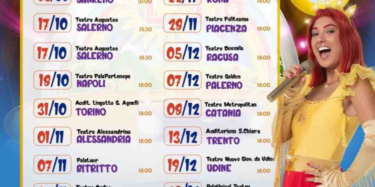 “Arriva Lucilla”: l’idolo dei bambini sbarca nei teatri italiani con uno show tra concerto e musical