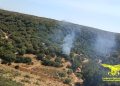 Incendio a Oliena, sul posto l’elicottero del Corpo Forestale