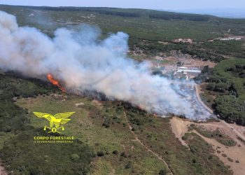 Fiamme a Narbolia e Morgongiori: presenti i mezzi aerei