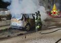 Sassari, nella notte data alle fiamme una macchina