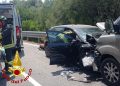 Gravissimo incidente sulla statale 125: sei feriti, due trasportati in elisoccorso