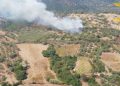 Fiamme a Villagrande Strisaili, sul posto anche un elicottero