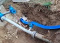 Ad Alghero Abbanoa dismette la vecchia condotta di via Deledda