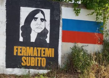 A Orgosolo verniciata la bandiera della Federazione Russa: i soliti “sfigati” urlano al comblottto