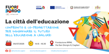 Cagliari diventa spazio educativo diffuso: il 9 luglio l’incontro