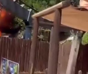 Incendio a Gardaland, il video delle fiamme