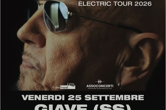 Enrico Ruggeri arriva in Sardegna, live a Giave il 25 settembre 2026