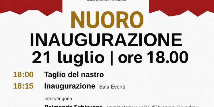 Nuoro inaugura Next, il nuovo spazio dedicato a imprese, innovazione, cultura e tecnologia