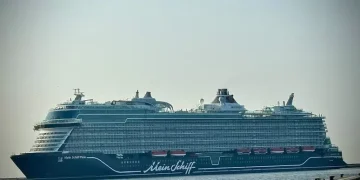 Prima volta della ‘Mein Schiff’ a Cagliari, a bordo 4.000 crocieristi