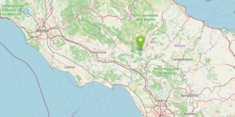 Terremoto in Molise di magnitudo 4.1: scossa avvertita anche in Abruzzo, Lazio e Campania