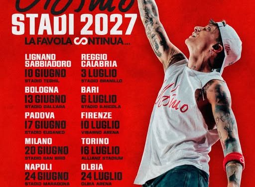 Ultimo annuncia il tour negli stadi 2027, ‘ora vengo io a casa vostra’