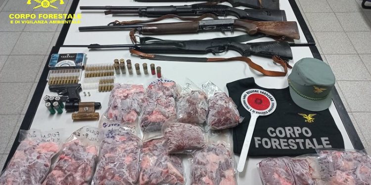 Operazione antibracconaggio a Salmagi. la Stazione Forestale di Sinnai blocca un bracconiere