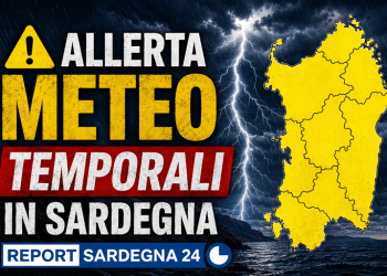 Maltempo in Sardegna, allerta meteo per temporali e nubifragi