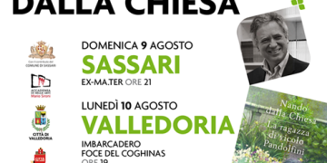 Nando dalla Chiesa sarà a Sassari e a Valledoria, rispettivamente il 9 e il 10 agosto, con il suo nuovo romanzo