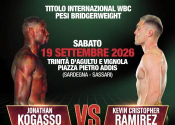 Boxe, il 19 settembre in Sardegna Jonathan Kogasso disputerà il WBC International Bridger