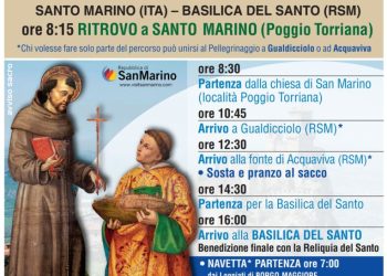 Il 29 agosto il “Pellegrinaggio sui passi di San Marino e San Francesco”