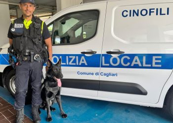 Polizia Locale, arriva la nuova unità cinofila: Victor al servizio di Cagliari