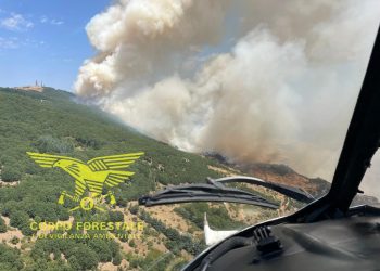 Ripartito l’incendio a Padru e fiamme a Guspini: in azione i mezzi aerei