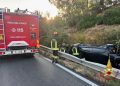 Olbia, perde il controllo della macchina: un ferito